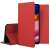 Red Smart Case for Samsung A15 phone, closed, angled view