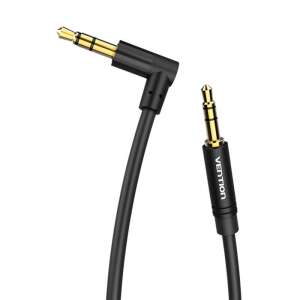 Vention 1.5m 3.5mm male to 90 degree male audio cable, black - Cable