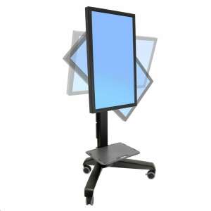 Ergotron Neo-Flex Mobile MediaCenter VHD kijelző állvány, állítható magasság, forgatható, dönthető és elforgatható, kerekekkel, orvosi vagy irodai használatra - Műszaki cikk & Elektronika