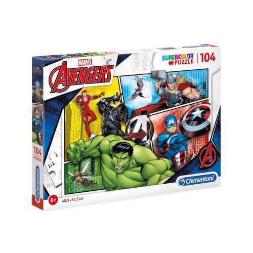 Clementoni SuperColor Puzzle - Avengers Bosszúállók 104db 34330569