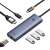 Baseus UltraJoy 6 az 1-ben hub 3 USB 3.0 porttal, HDMI-vel, RJ45-ös csatlakozóval és PD 100W töltéssel