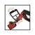 Einhell Picobella adjustable handle detail