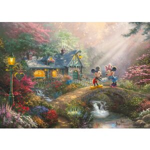Thomas Kinkade Disney Mickey és Minnie 500 darabos Puzzle Kép - Schmidt
