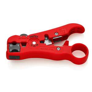 Knipex 166006SB Abisolierwerkzeug für Koaxial- und Datenkabel - Multifunktionswerkzeug-Zubehör