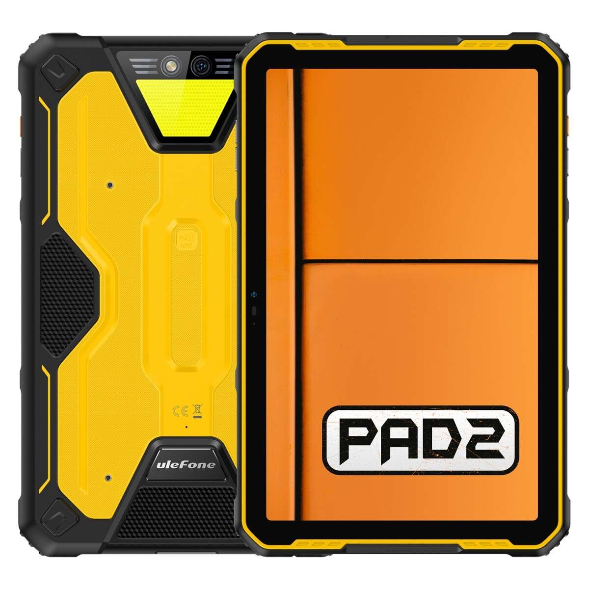 Ulefone 11" armor pad 2 256 lte wifi tablet - fekete/sárga