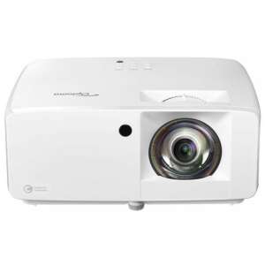 Optoma ZH450 3D projector, white, front view - Projector