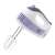Vivax HM-400WP hand mixer, white and purple, 400W, 5 speeds