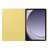 Samsung Galaxy Tab A9+ flip case, yellow, open