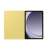 Samsung Galaxy Tab A9+ flip case, yellow, open