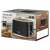 Sencor STS 7501BK toaster, black with gold accents, packaging
