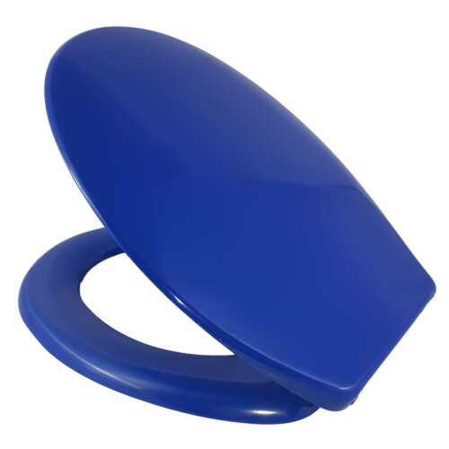 Bath Duck duroplaszt WC ülőke rozsdamentes acél zsanérokkal #kék