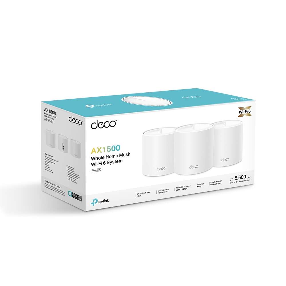 TP-Link Deco X10 Mesh WiFi rendszer (3 db)