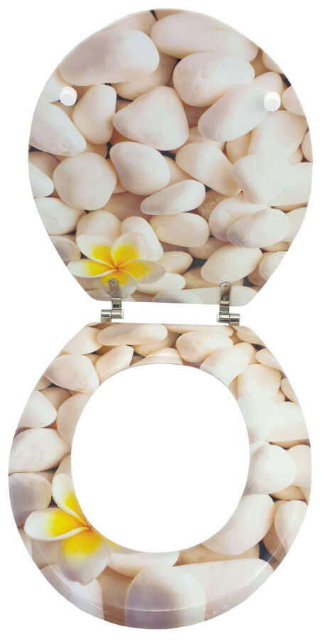 Bath Duck WC Ülőke - Köves Minta - Fehér