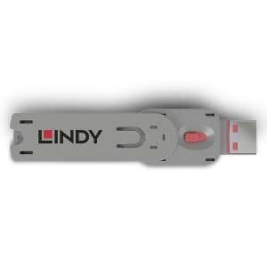Cheie blocant port USB tip A Lindy, Gri - Alte accesorii pentru calculatoare