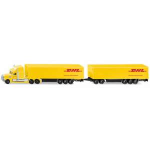 Siku Super Road Train DHL pótkocsis közúti jármű fém modell (1:87)