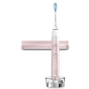 Philips Sonicare DiamondClean 9000 electric toothbrush, pink, with charging base and travel case - Electric toothbrush and Mouth shower