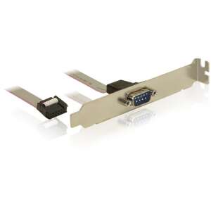 Delock Slot bracket with 1x serial DB9 connector for PC - Adapter