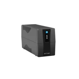 Armac H/850E/LED/V2 850VA / 480W Vonalinteraktív UPS, fekete, elülső nézet - Armac