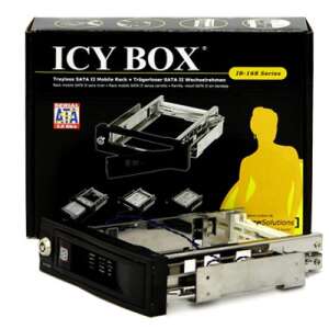 RaidSonic ICY BOX Mobile Rack IB-168SK-B carcasă pentru hard disk SATA, negru - Huse Telefoane, HDD și GPS