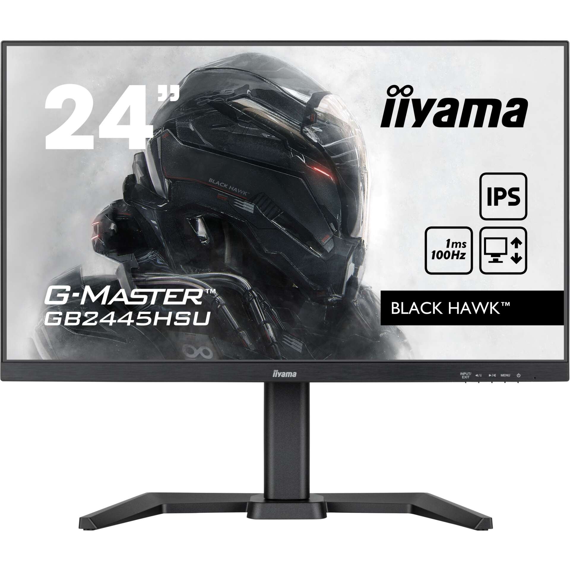 Iiyama 24" gb2445hsu-b1 g-master black hawk gaming monitor