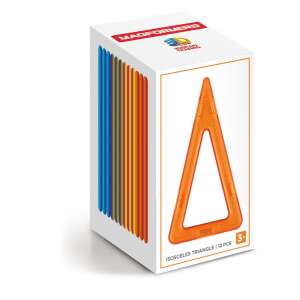 Magformers 12-teiliges gleichschenkliges Dreieck-Bauspielzeug, magnetisches Konstruktionsspielzeug für Kinder - Plastikbausteine