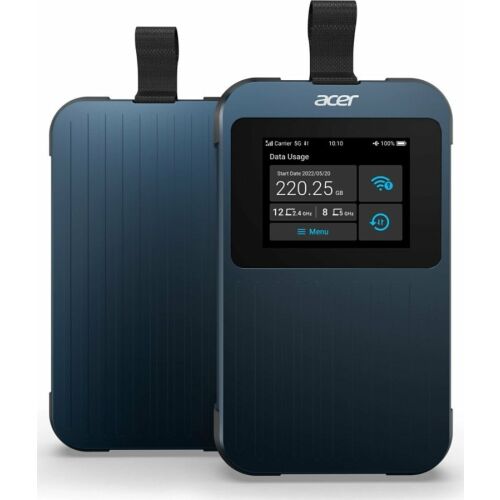 Acer Enduro Connect M3 5G Mobiler Hotspot, Datennutzungsanzeige, Doppelansicht