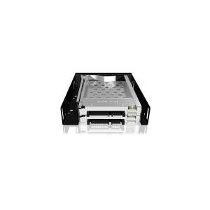 RaidSonic Icy Box IB-2227STS 2x 2.5" la 3.5" Rack mobil, SATA la SATA, vedere din față - Huse Telefoane, HDD și GPS