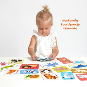 CzuCzu Wild Animals Puzzle being played by a child, educational toy for toddlers - Toy