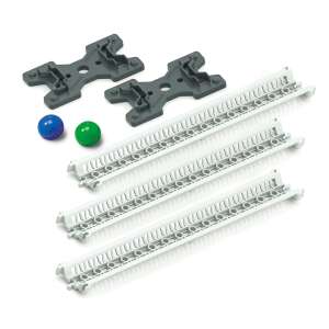 Clementoni Action & Reaction Schienen und Plattformen Nachfüllpack, enthält 3 Schienen und 2 Plattformen - Entwicklungsspiele für Schulkinder