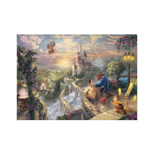 Schmidt Spiele Die Schöne und das Biest 1000-teiliges Puzzle fertig - Puzzle & Rätsel