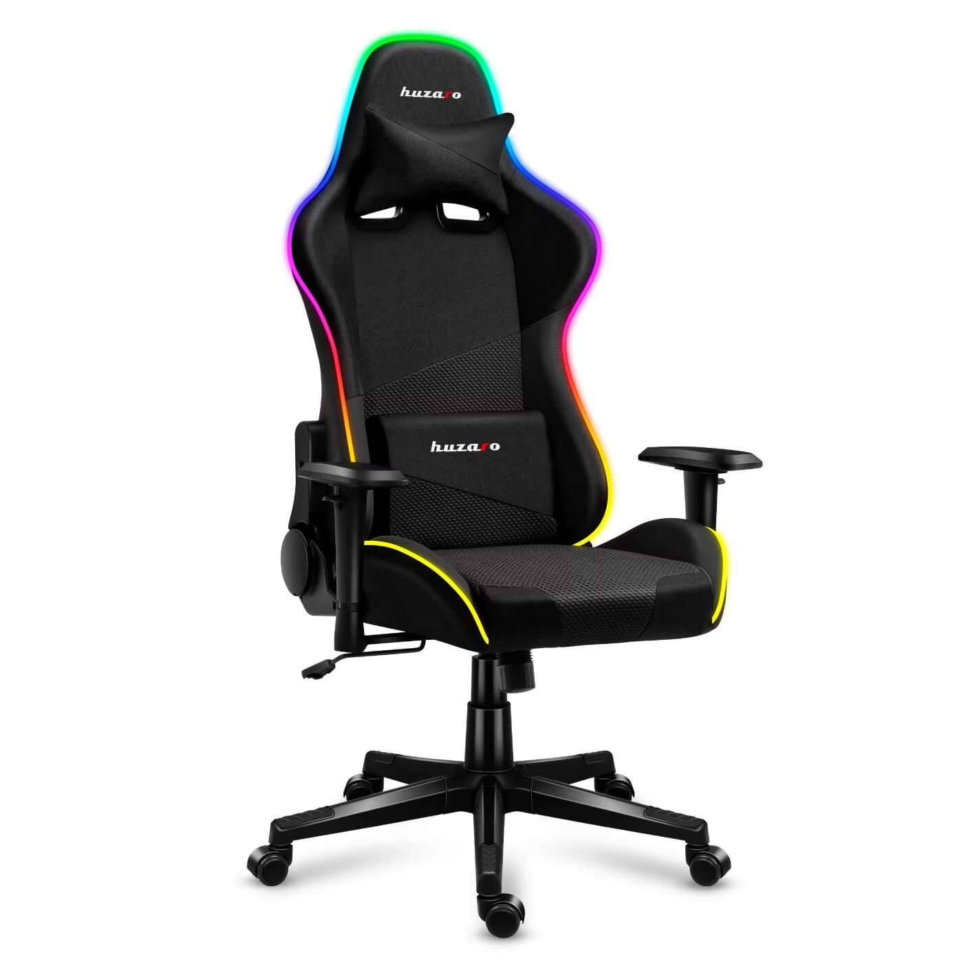 Huzaro force 6.2 rgb gamer szék - fekete
