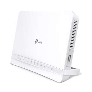 TP-Link VX231V WiFi 6 Internet Box 4 Modem + Router, fehér, ferde nézet - TP-Link