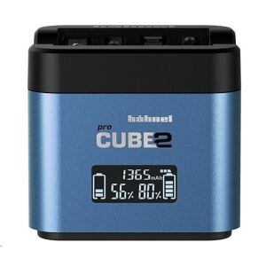 Hahnel Procube 2 duálna nabíjačka batérií, pohľad spredu - Batérie do fotoaparátov