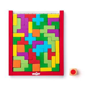 Színes fa tetris kirakó játék - Woodyland 34350794 Logikai játékok