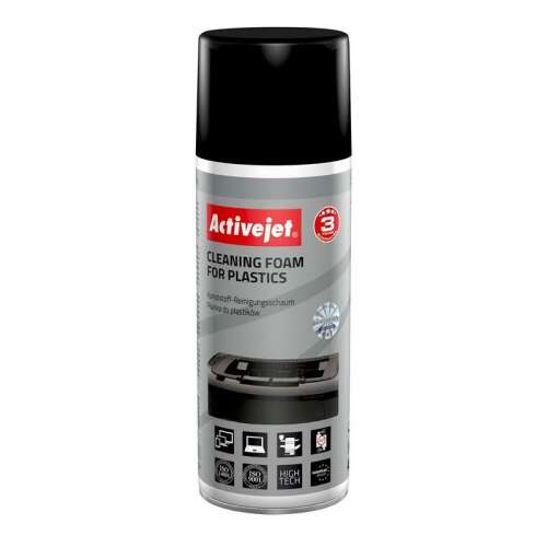 Activejet Tisztítóhab műanyagokhoz, 400ml, műanyag felületek tisztítására, számítógép tisztítás, billentyűzet tisztítás, monitor tisztítás, high tech - Egyéb kiegészítő számítógéphez