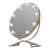 Humanas HS HM03 LED Makeup Mirror - Gold, side view