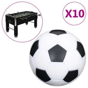vidaXL Csocsó labda 10 db #fekete-fehér 45779172 Csocsóasztalok és kiegészítők