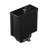 DeepCool AK500S DIGITAL CPU cooler, black, angled view