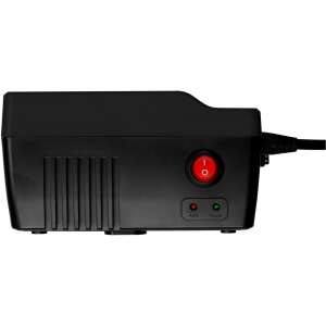 Stabilizator de tensiune PowerWalker AVR1000 1000 VA/ 600W, negru, vedere laterală - Alte accesorii pentru calculatoare