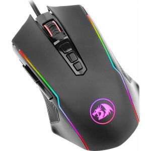 Геймърска мишка Redragon M910-K RGB, кабелна, ергономичен дизайн - Мишка