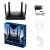 Cudy WR3000 AX3000 Dual-Band Gigabit Mesh Router, black, front view, with accessories