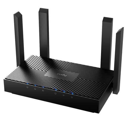 Router Cudy AX3000 Wi-Fi 6, vedere unghiulară