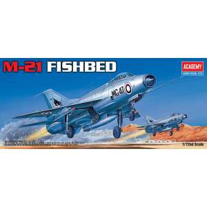 Academy Mig-21 Fishbed vadászrepülőgép műanyag modell (1:72) 89619921 