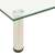 vidaXL 322769  TV Stand Transparent 100x35x17 cm Tempered Glass 53474298