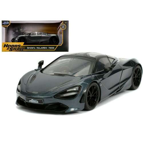 Jada Toys Halálos iramban: Hobbs & Shaw's McLaren 720S 1/24 méretarányú öntött fém modell autó