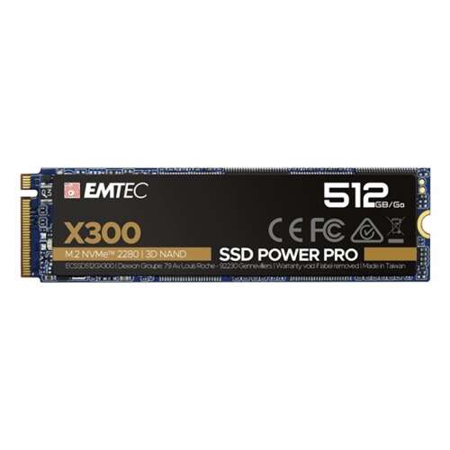 Emtec X300 SSD Power Pro 512GB M.2 NVMe PCIe SSD