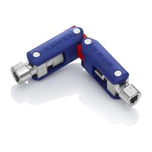 Knipex DoubleJoint Schaltschränke-Schlüssel, 8-fach, 62mm - Multifunktionswerkzeug-Zubehör