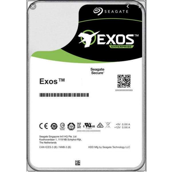 Seagate exos enterprise x16 3.5" 14tb 7200rpm 256mb sata3 (st1400...