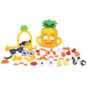 Learning Resources DELUXE Interactive Game - Discover Emotions - Pineapple with interchangeable facial expressions and accessories - Interactive Kids' Toy