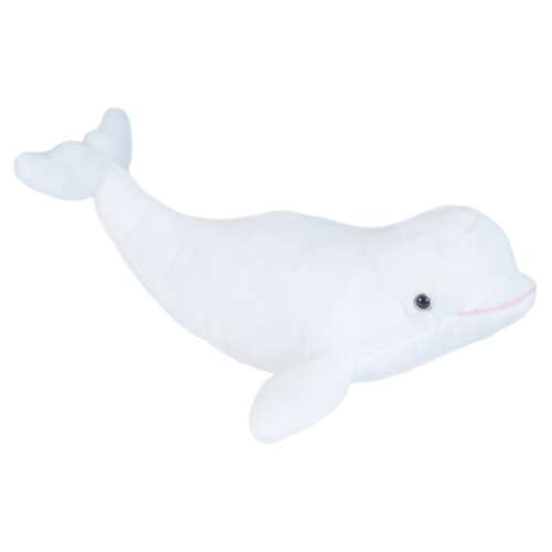 Wild Republic Beluga Whale Plush Toy, 20 cm